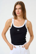 GZdrew Contrast Logo Top - Svart