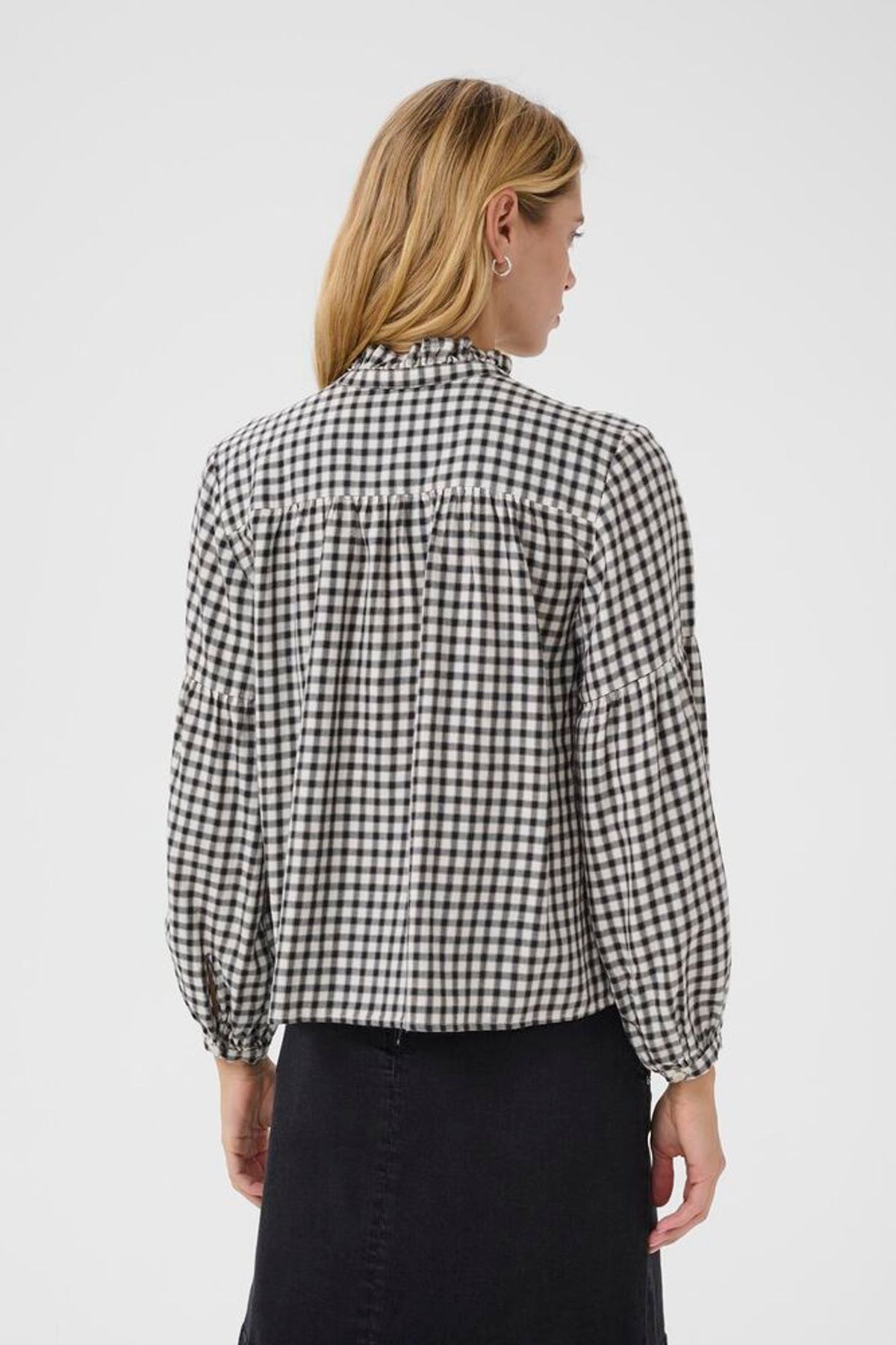 SamillaPW Skjorta - Garnache Mini Check