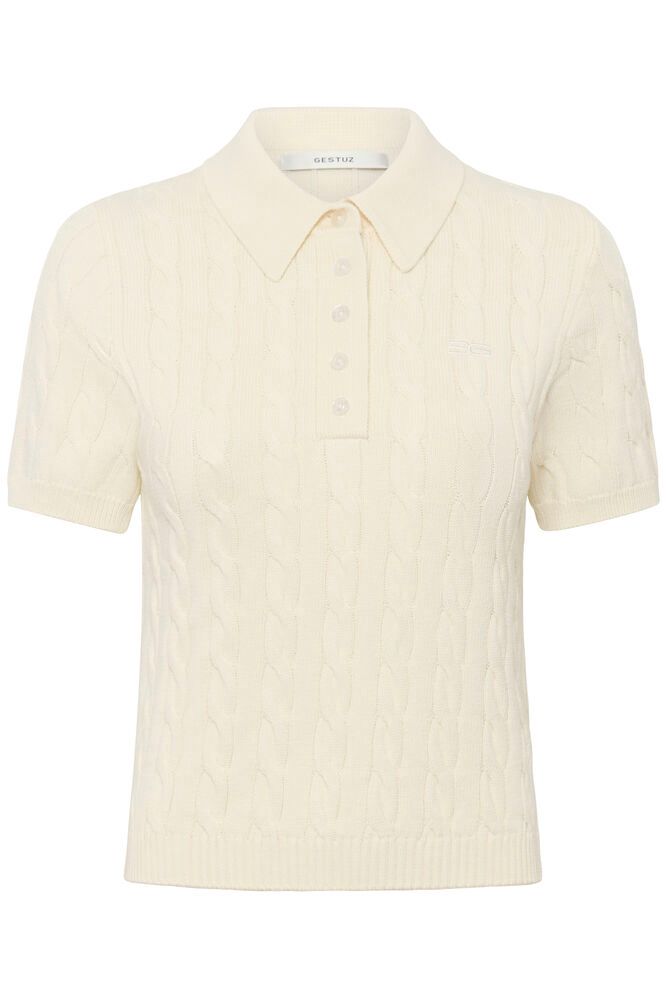 Gzthilla Polo Pullover - Egret