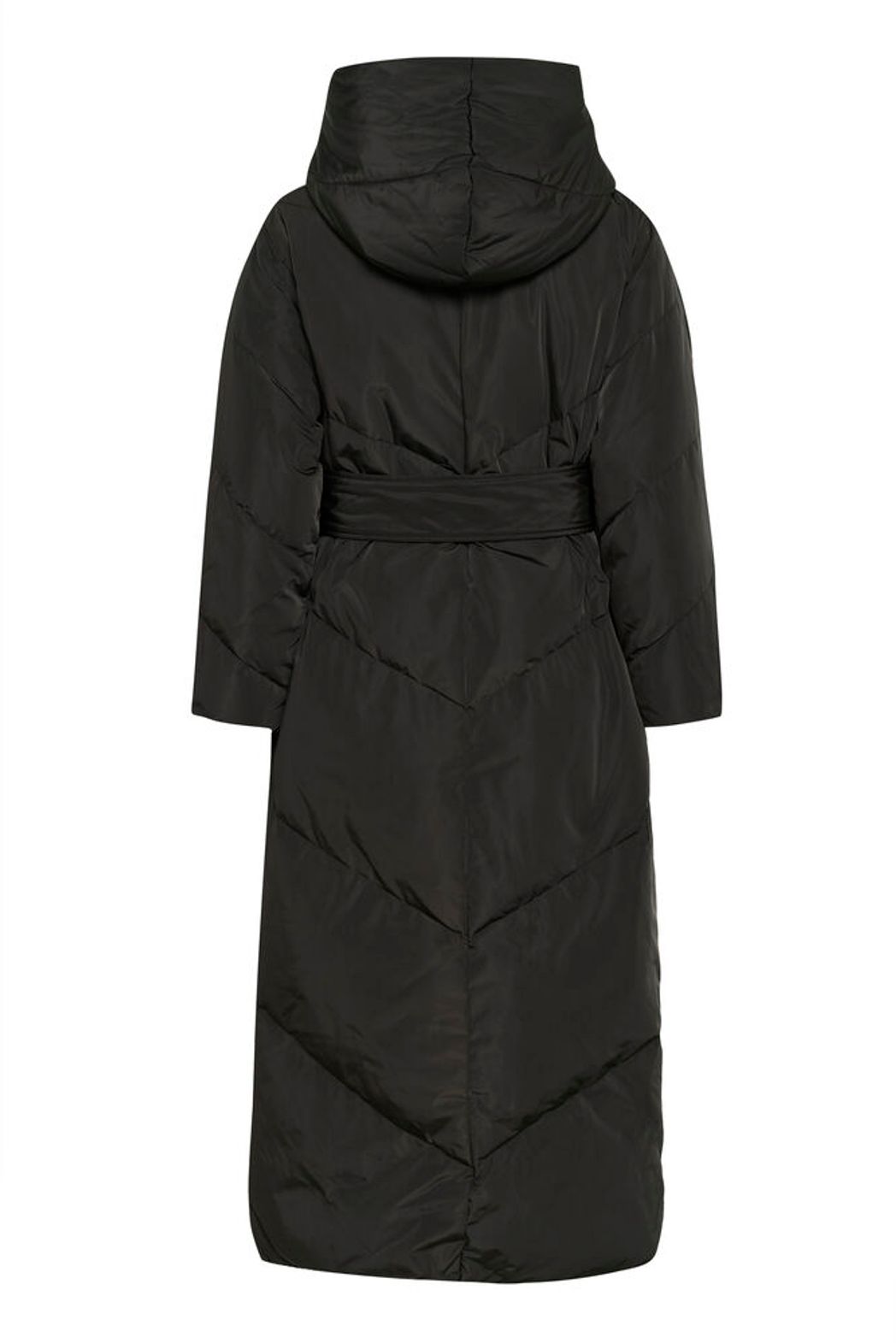 YazIW Long Coat - Black