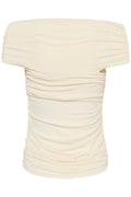 Gzlaily Off Shoulder Topp - Egret