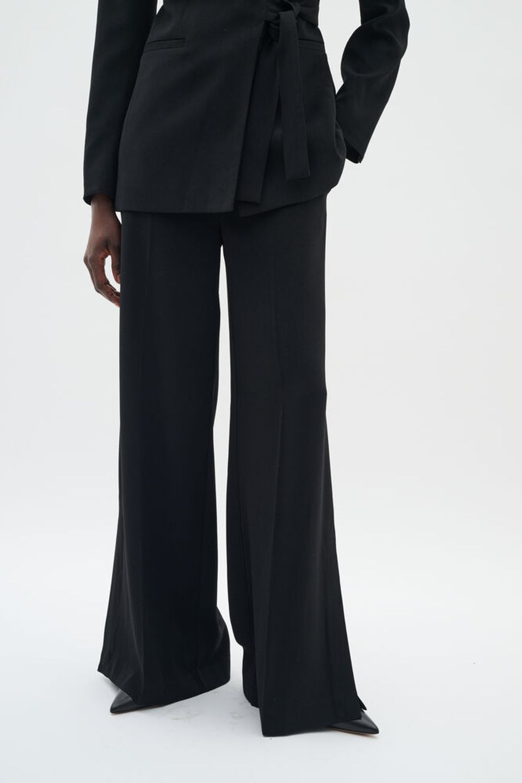 BriezIW Slit Pants - Svart