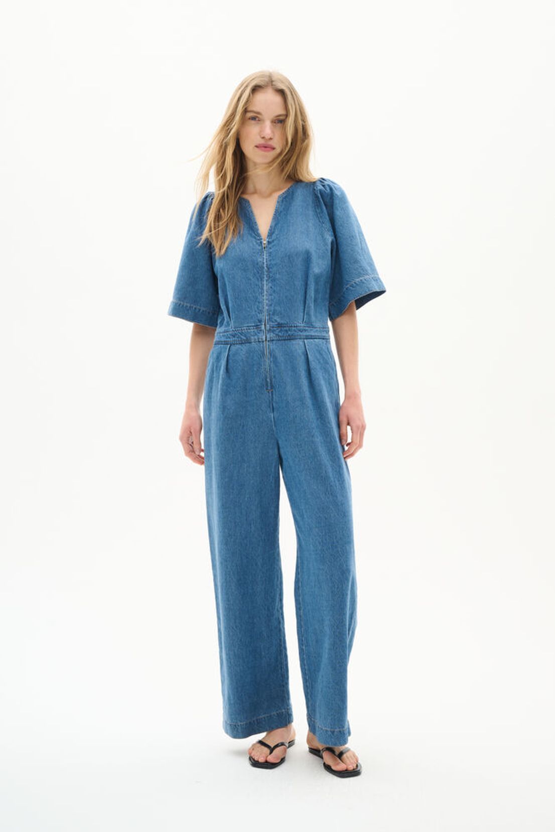 Ballariziw Jumpsuit - Blå denim