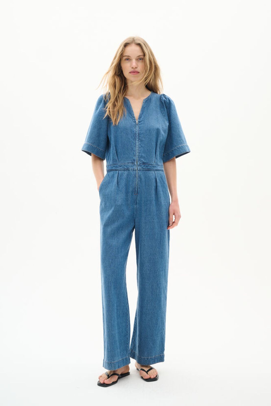 Ballariziw Jumpsuit - Blå denim