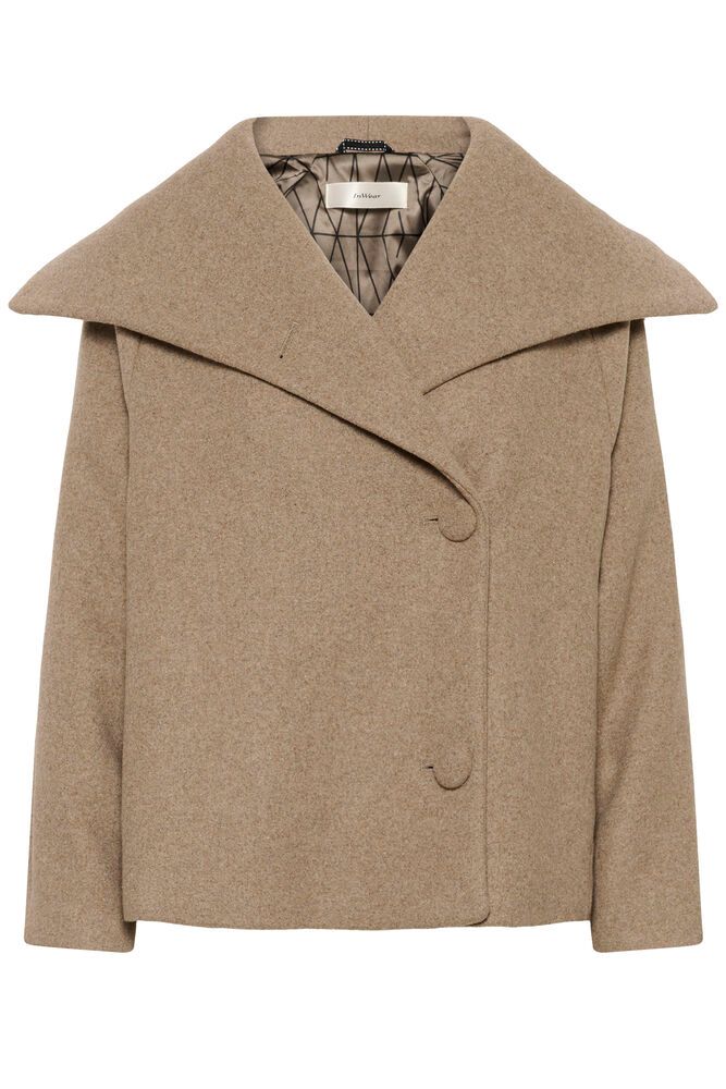 PerryIW Short Coat R - Sandy Grey Melange