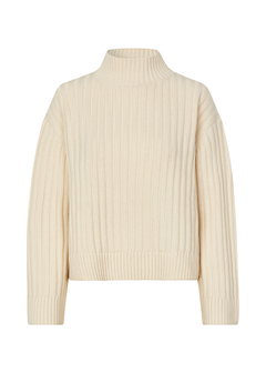 Fulton Rib T-Neck - Summer Sand