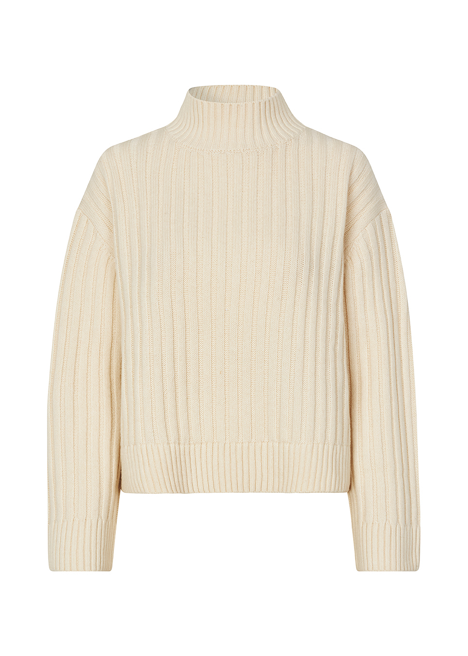 Fulton Rib T-Neck - Summer Sand
