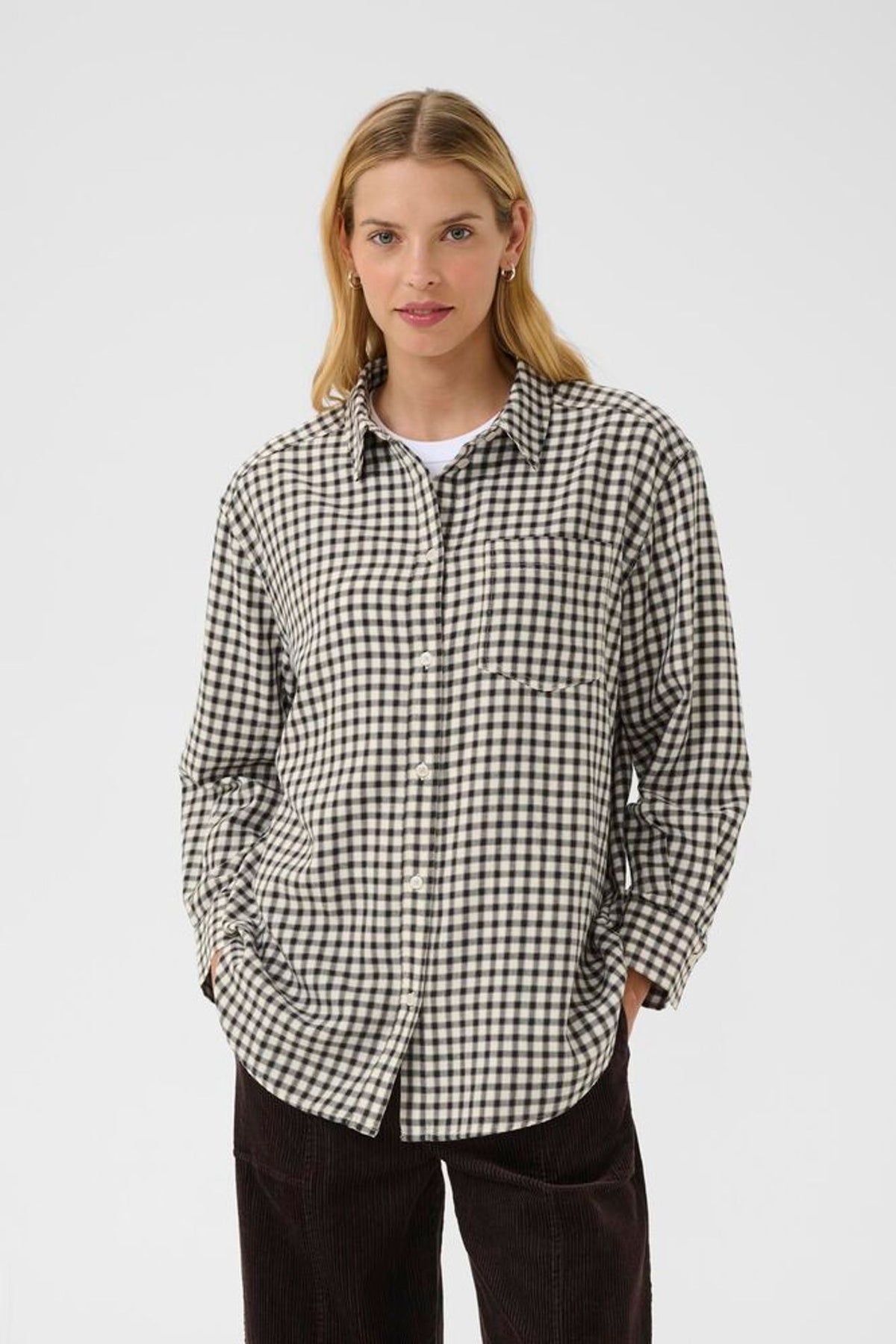 SameaPW SH - Dark Navy Mini Check