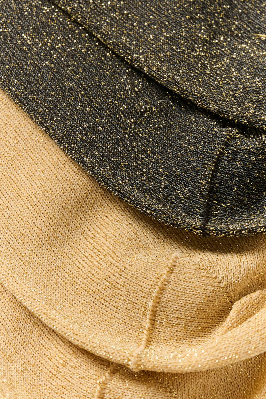 CozyIW Glitter Socks - Multi Gold