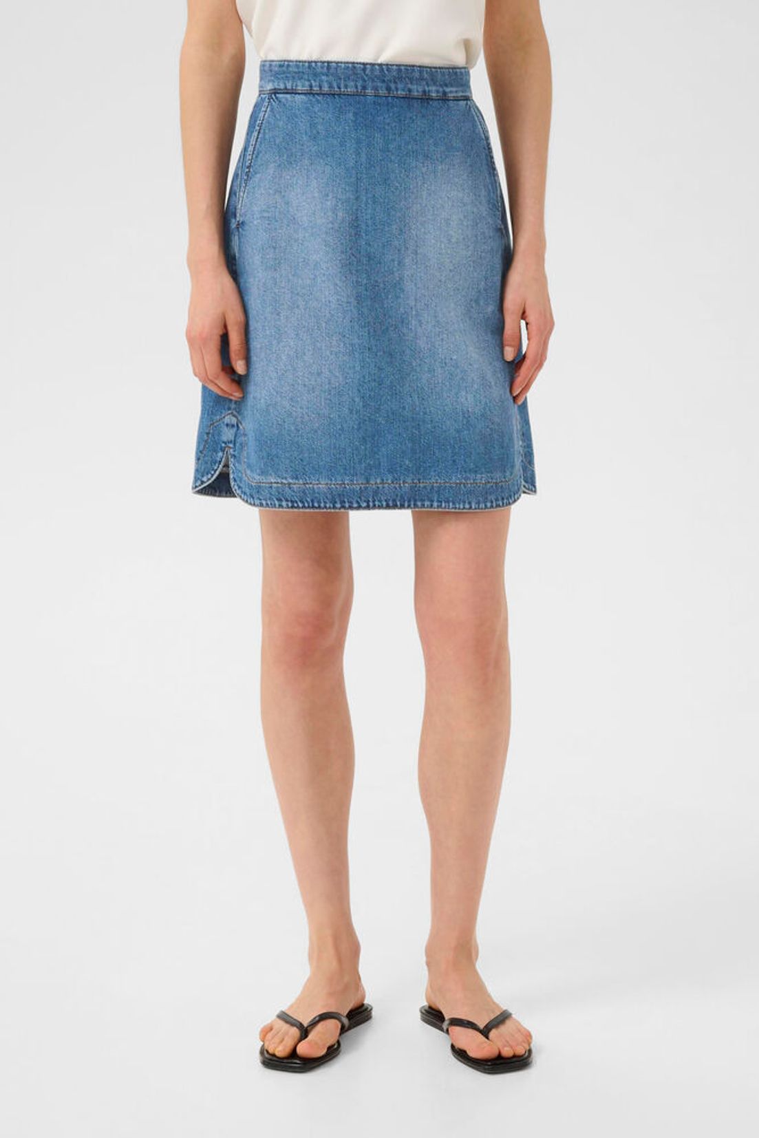 Bilaiw Bacca Kjol - Medium Blue