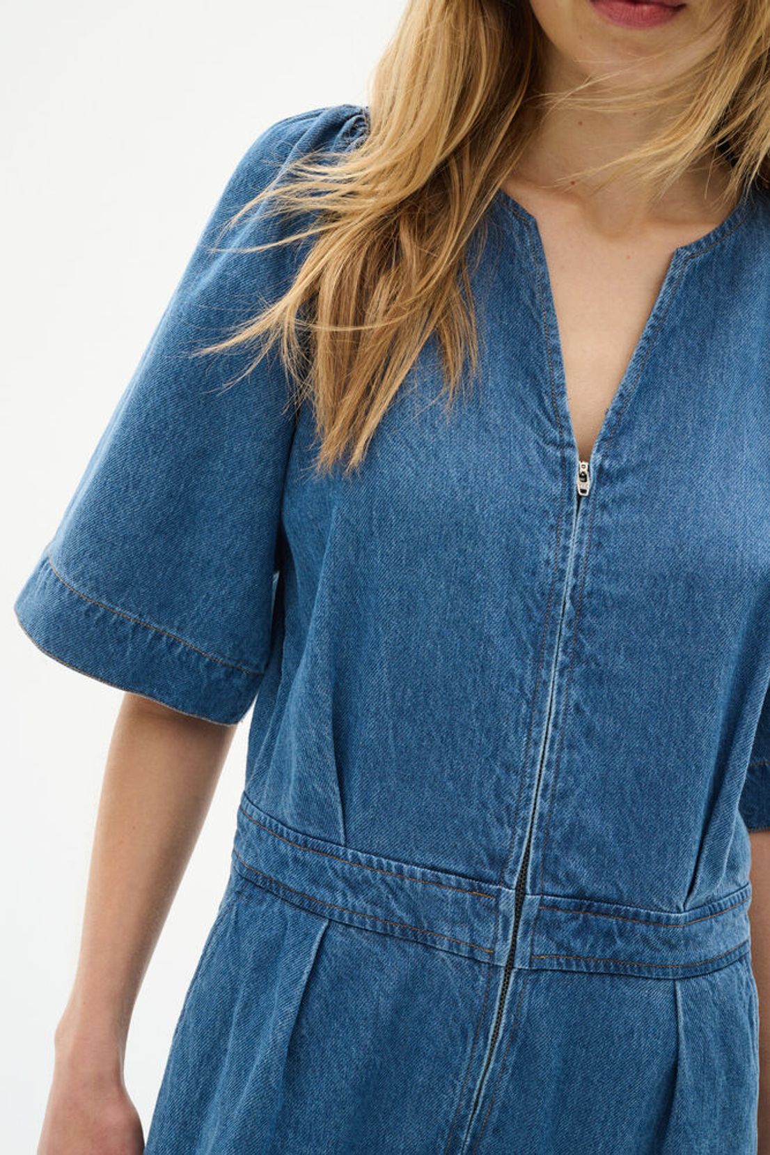 Ballariziw Jumpsuit - Blå denim