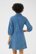 SanniPW DR - Medium Blue Denim