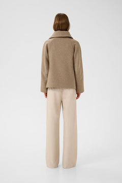 PerryIW Short Coat R - Sandy Grey Melange