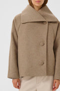 PerryIW Short Coat R - Sandy Grey Melange