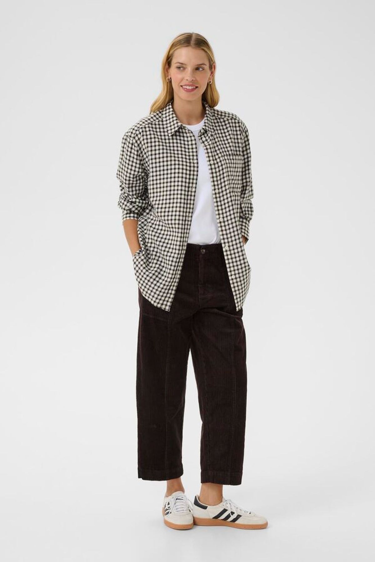 SameaPW SH - Dark Navy Mini Check