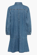 Dophinaiw Dress - Washed Medium Blue Denim
