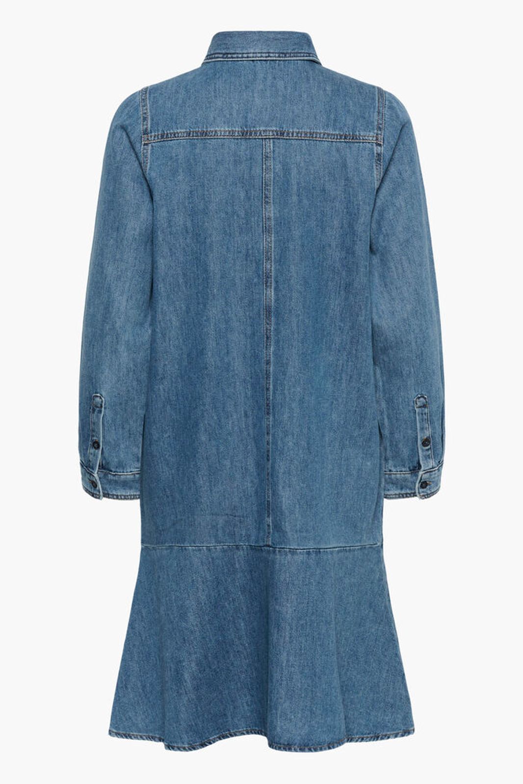 Dophinaiw Dress - Washed Medium Blue Denim