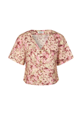 Melia Print Top - Pink Blossom
