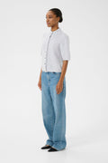 AlphaGZ SS Short Cardigan - Grey Dawn Melange