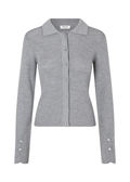 Hiroki Cardigan - Grey Melange