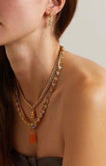Micro Mexican Chain - Clear Gold