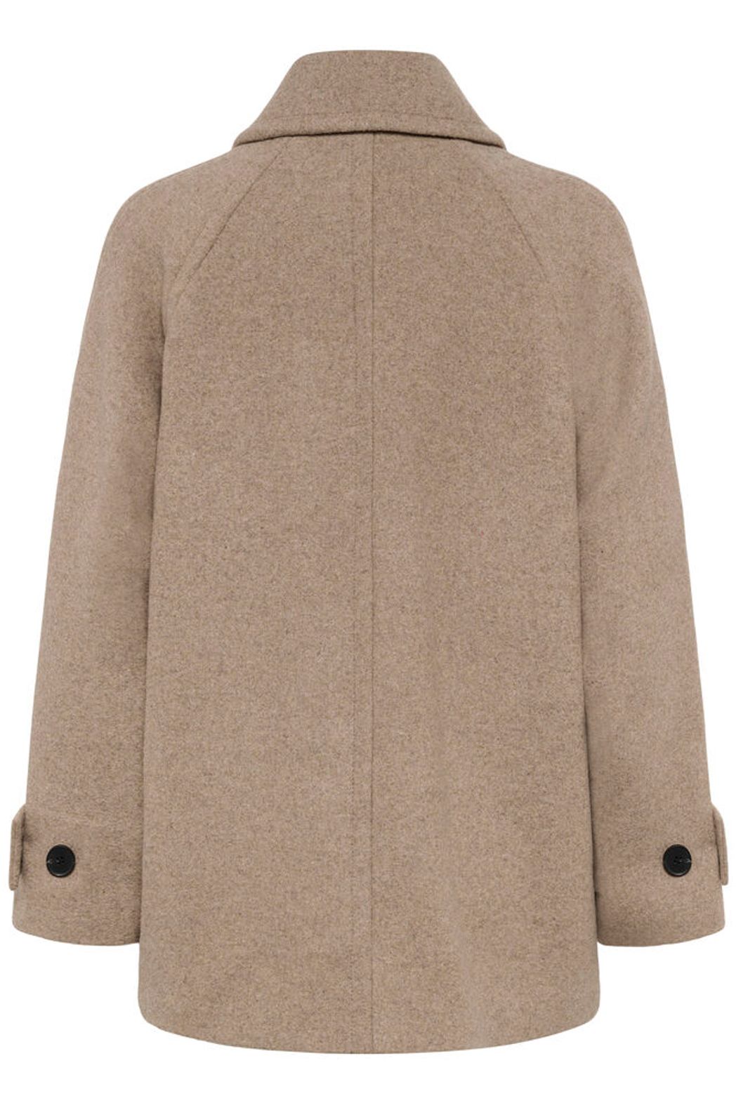 ThoraIW Minona Coat R - Sandy Grey Melange