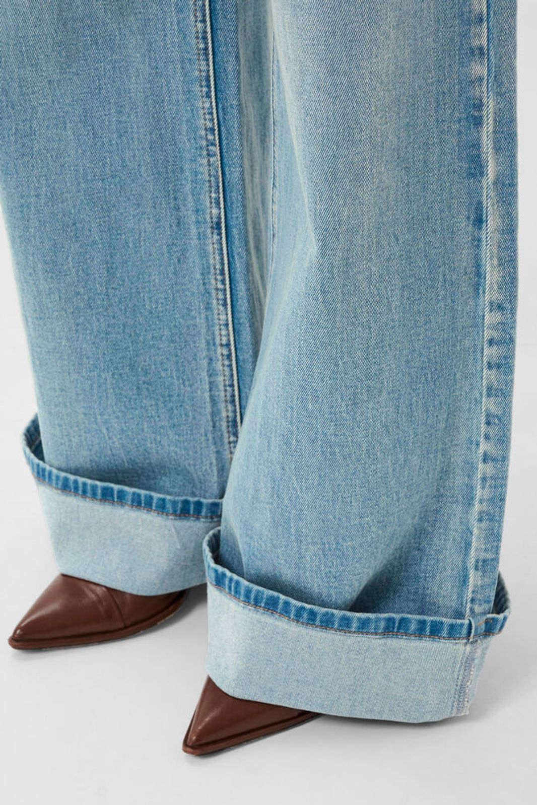 Gzsara Hw Wide Jeans Noos - Washed Blue