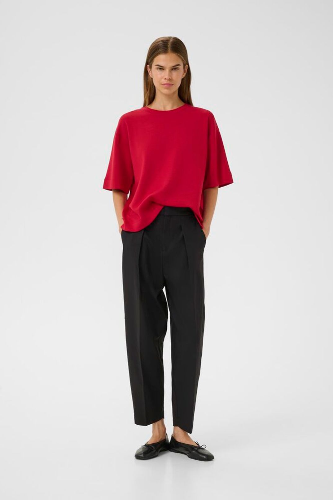 PannieIW Oversize T-shirt - True Red