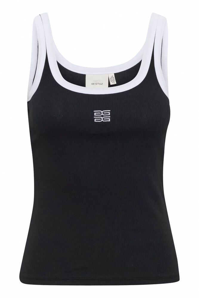 GZdrew Contrast Logo Top - Svart