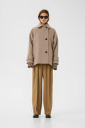 ThoraIW Minona Coat R - Sandy Grey Melange