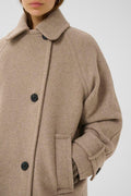 ThoraIW Minona Coat R - Sandy Grey Melange
