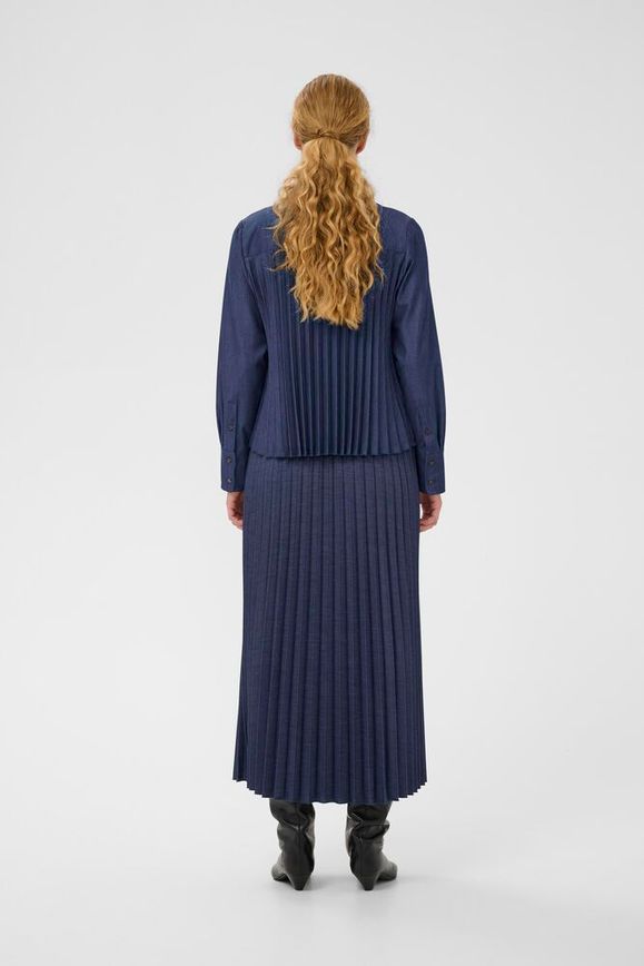 Cherrieiw Kjol - Mörk Denim