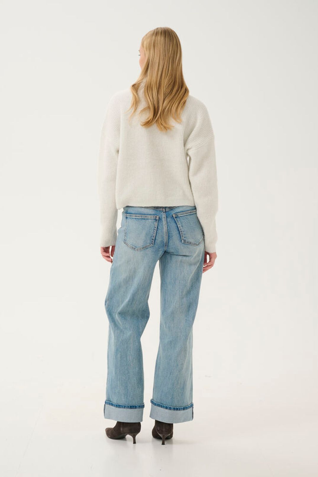 Gzalpha Shimmer Kofta - Ivory With Lurex