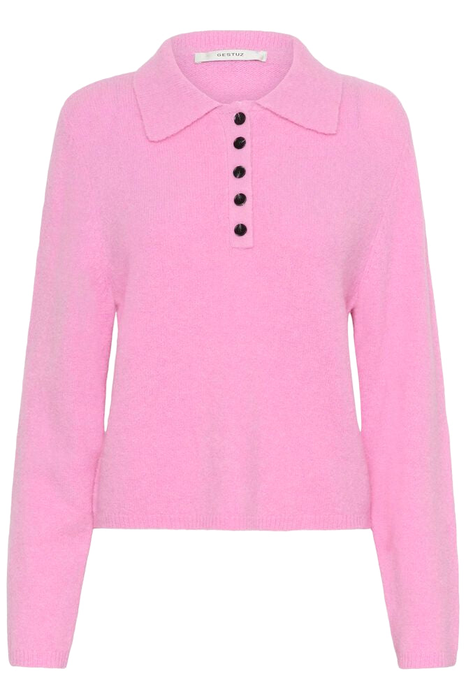 GZalpha Polo Pullover - Begonia Mélange