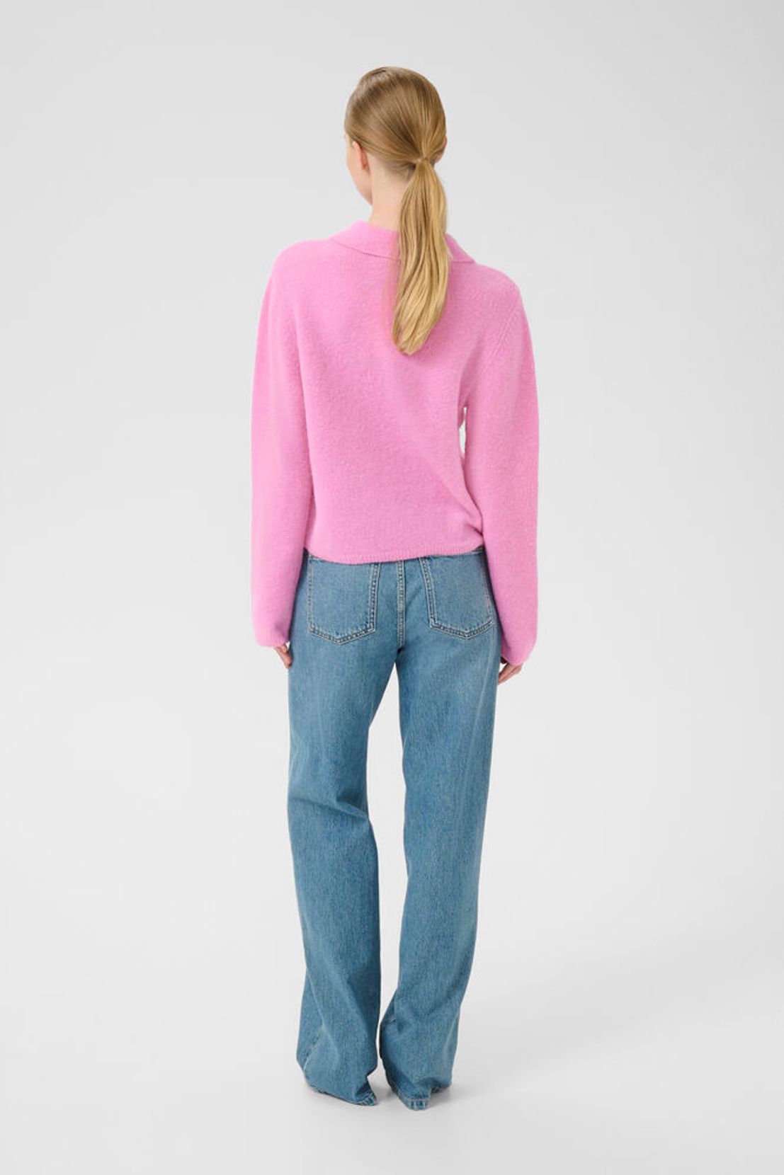 GZalpha Polo Pullover - Begonia Mélange