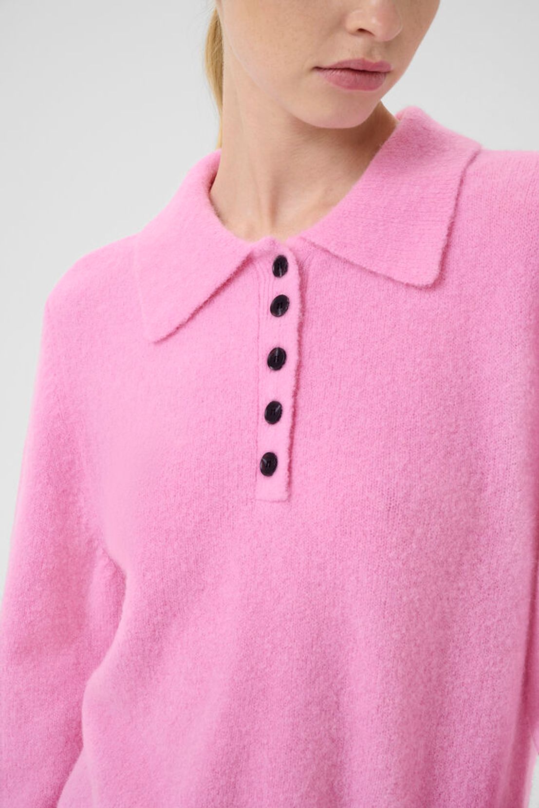 GZalpha Polo Pullover - Begonia Mélange