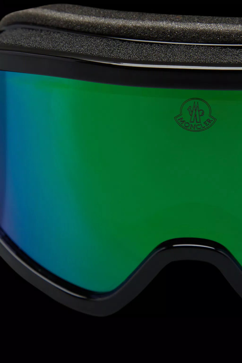Terrabeam Skidglasögon - Shiny Black & Iridescent Aqua Green