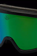 Terrabeam Skidglasögon - Shiny Black & Iridescent Aqua Green