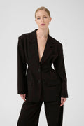 Gzpaula Waist Blazer - Black