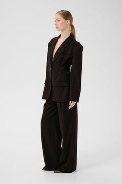 Gzpaula Waist Blazer - Black