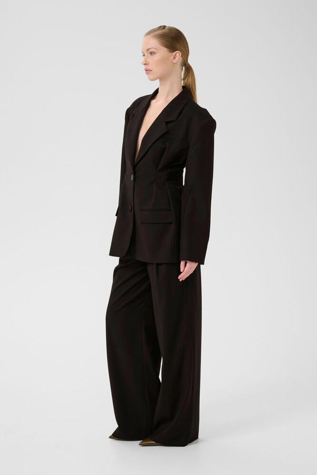 Gzpaula Waist Blazer - Black