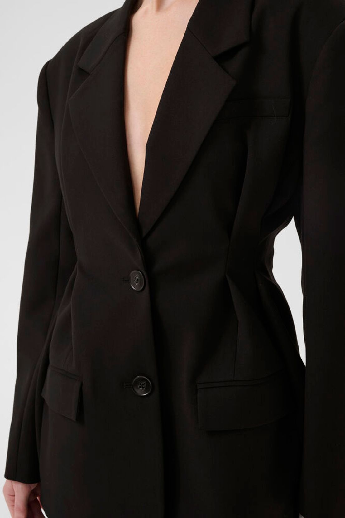 Gzpaula Waist Blazer - Black
