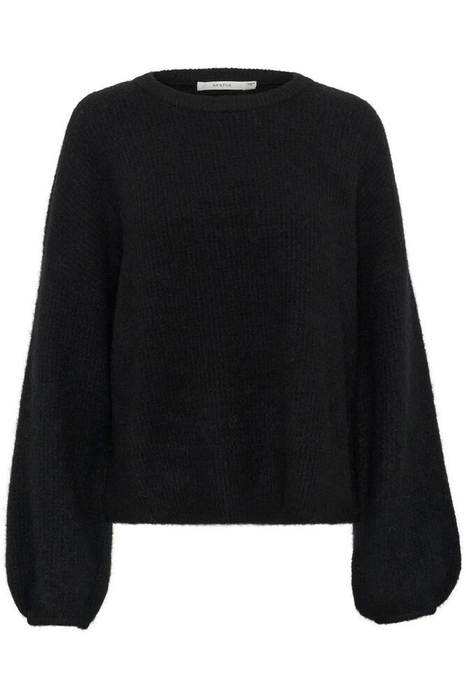 GZalpha Slit Pullover - Black