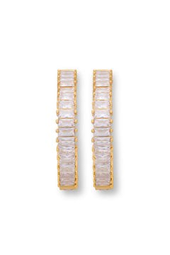 Baguette Hoops - Clear