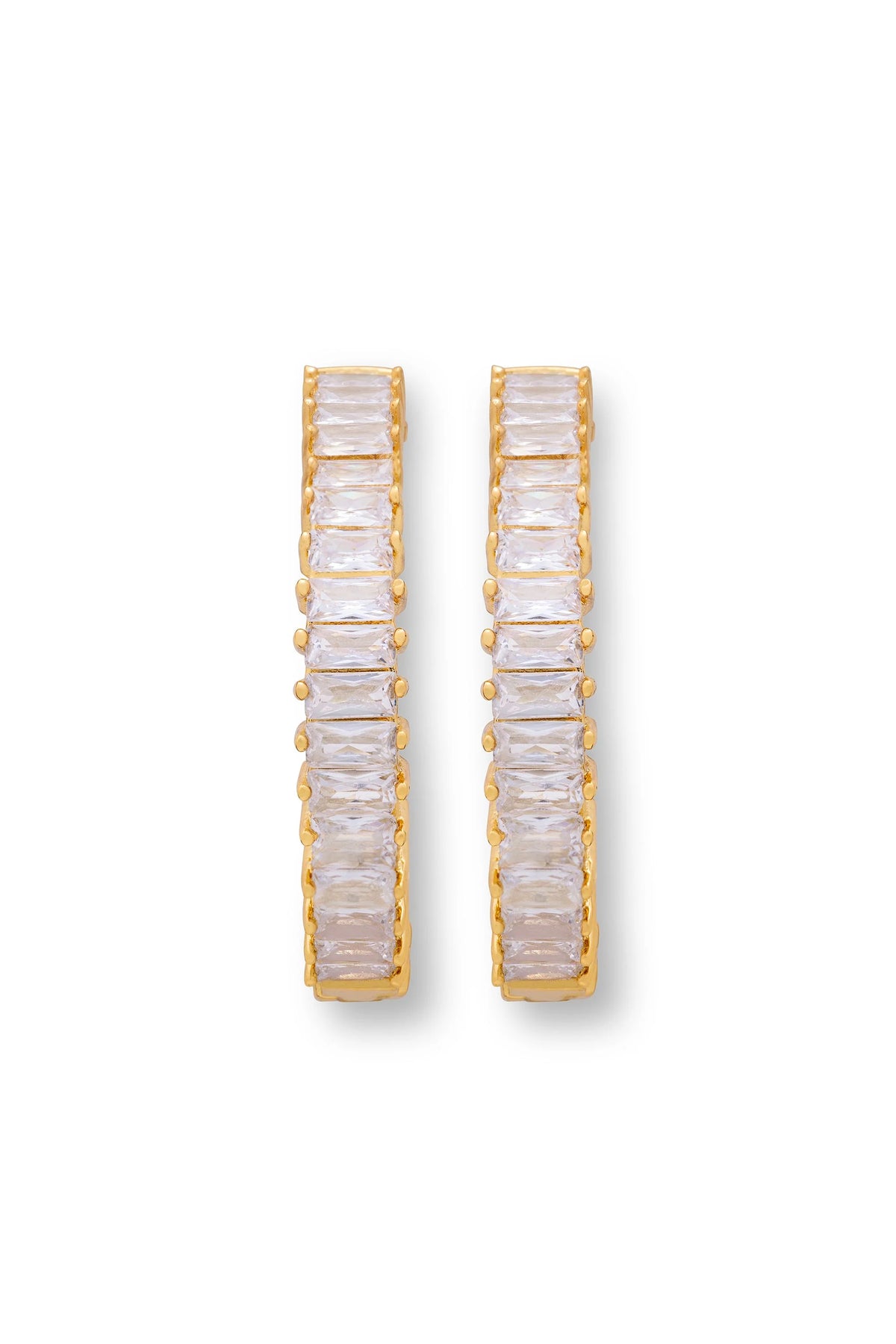 Baguette Hoops - Clear