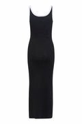 GZdrew Contrast Logo Dress - Svart