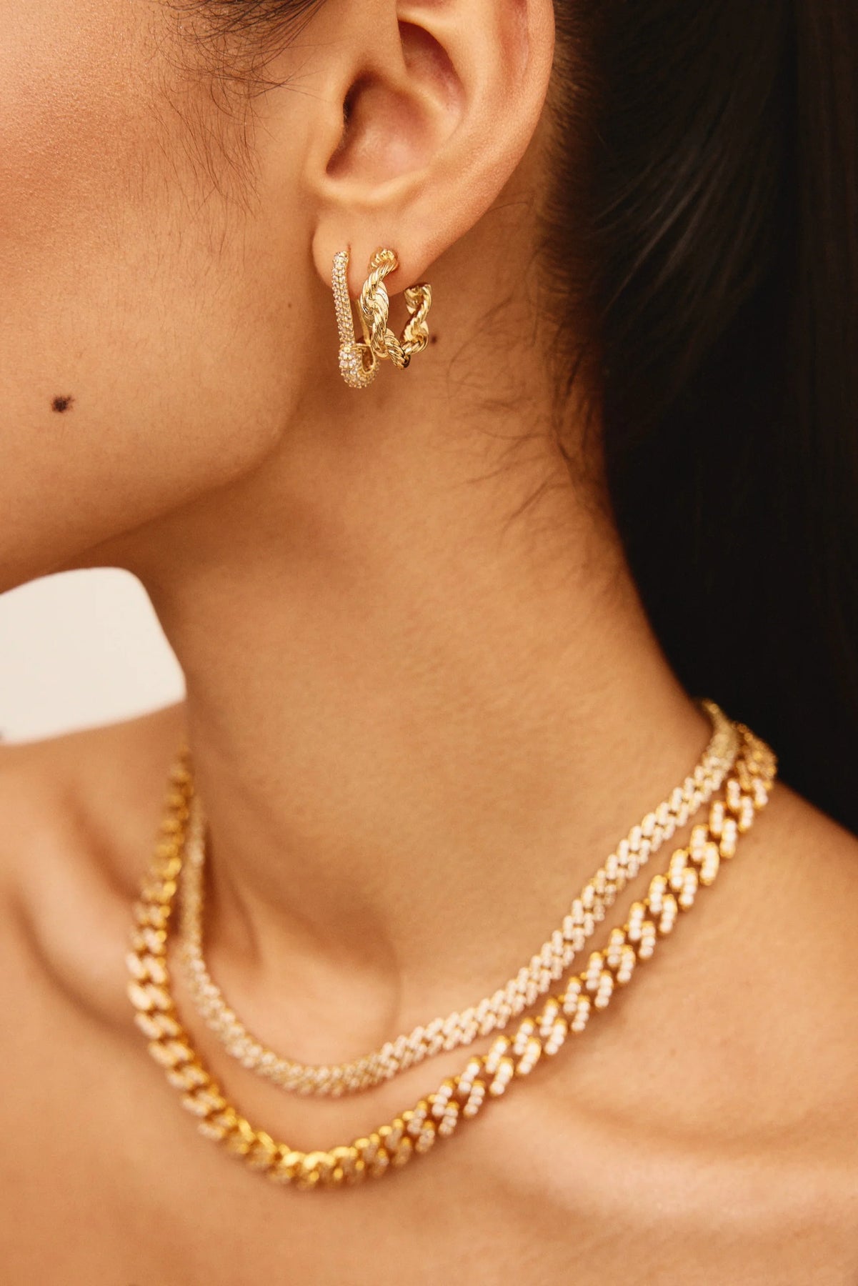 Baby Rope Earring - Gold