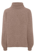 ManziGZ Wool Rollneck - Chestnut Melange