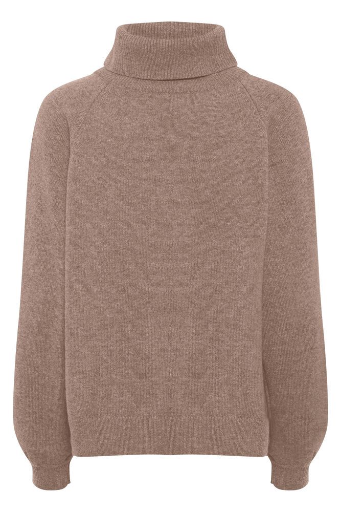 ManziGZ Wool Rollneck - Chestnut Melange