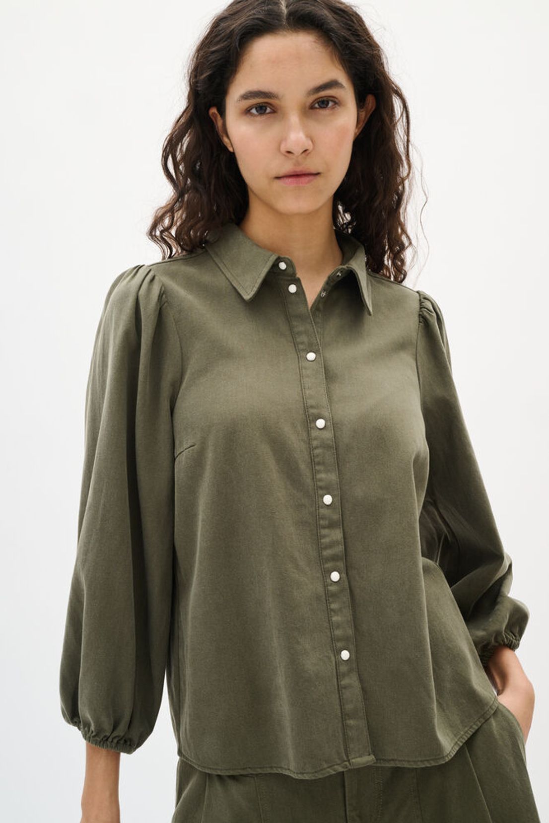 Ballariiw Skjorta - Dusty Olive